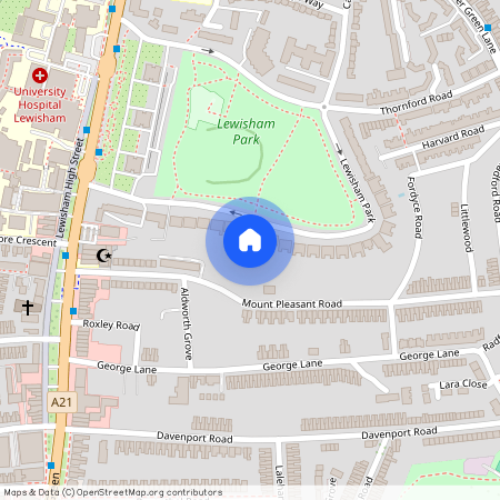 Lewisham Park, Lewisham, London, SE13