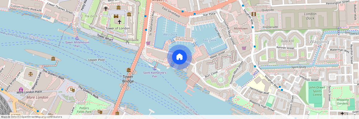 Ivory House, E1W, St Katharine Docks