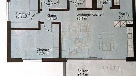 3½ Zimmer-Wohnung in Rütihof (AG), möbliert, auf Zeit - Photo 5