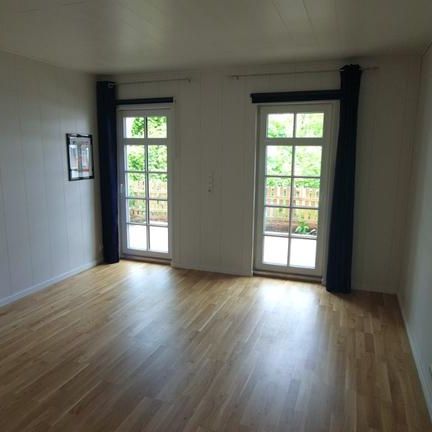 Möblierte 2 Zimmer Erdgeschoss Wohnung im Zentrum von Ranstadt mit Garten und in ökologischer Holzbauweise - Photo 1