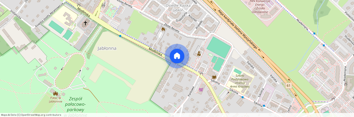 ul. Modlińska, Jabłonna, Jabłonna, legionowski, mazowieckie