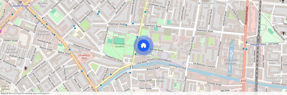 Balmes Road, De Beauvoir Town, N1