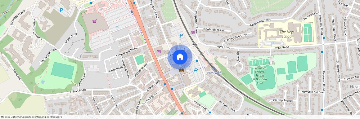 Longfield Centre, Prestwich, M25