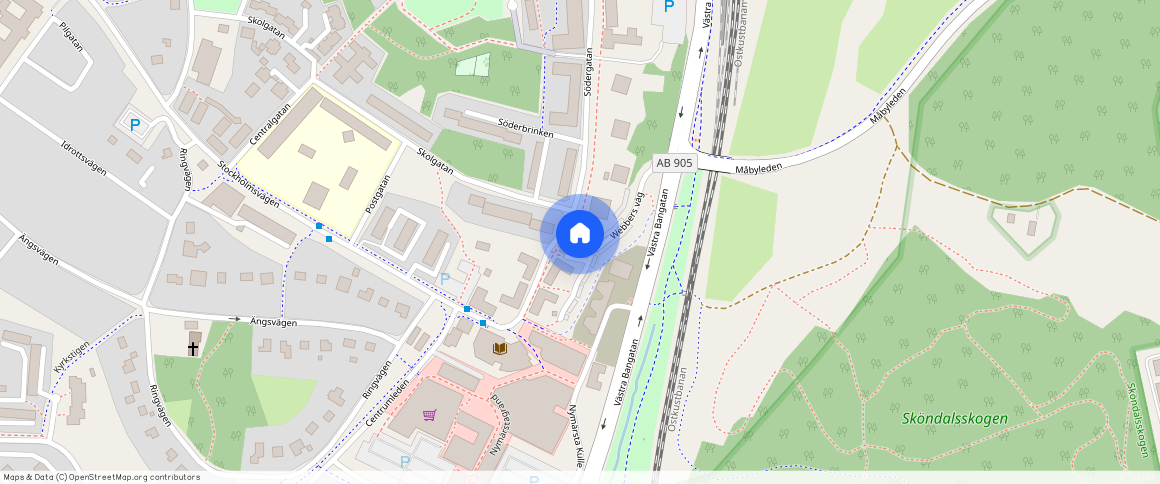 Södergatan **, Märsta Centrum