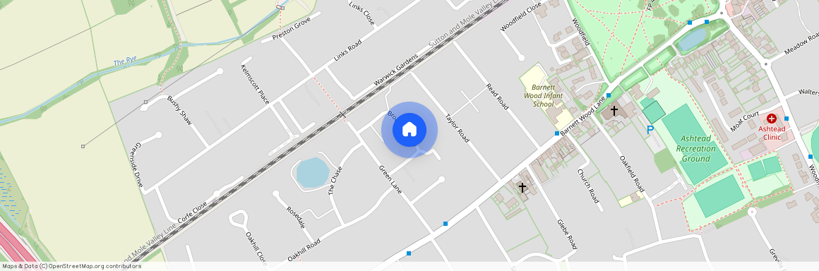 Brookers Close, Ashtead, Surrey. KT21