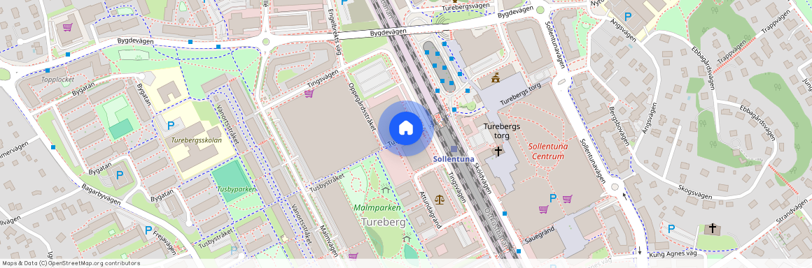 Tysbystråket, Sollentuna