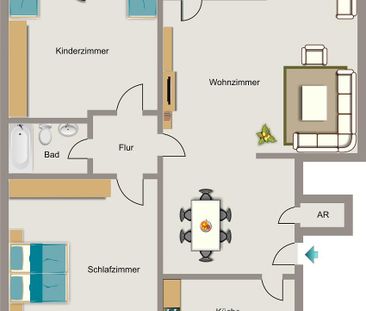 Bei VIVAWEST die Sonnenstrahlen auf dem eigenen Balkon genießen. - Photo 1
