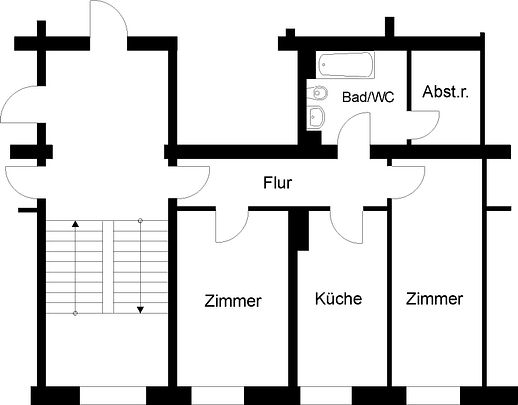 +++ 2-Raum-Wohnung mit PVC-Boden +++ - Photo 1