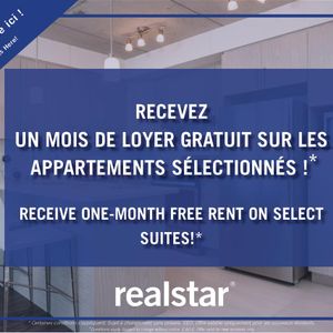 Appartement 2 chambres à louer Laval à Axial Towers - Photo 2