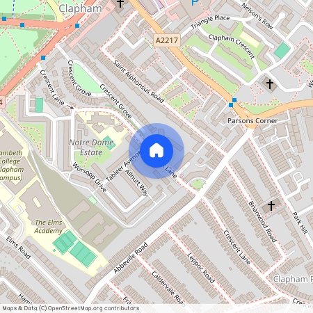 Metropolitan Crescent, Crescent Lane, Clapham, London, SW4