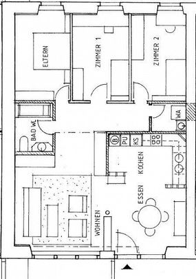 4.5 Zimmerwohnung in Ramsen - Foto 1