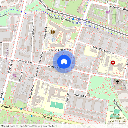 ul. Mariana Smoluchowskiego, Łobzów, Krowodrza, Kraków, małopolskie