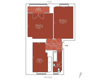 Erstbezug nach Komplettsanierung: Helle 2-Raumwohnung mit Wintergar... - Photo 3