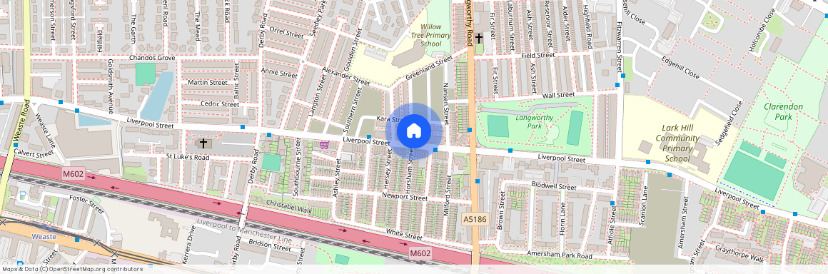 Liverpool Street(ROOMS BILLS INCLUDED), Salford M6