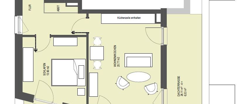 Helle Neubauwohnung mit Dachterrasse zur Miete in Hamburg-Schnelsen-Wentzel Dr. - Foto 1