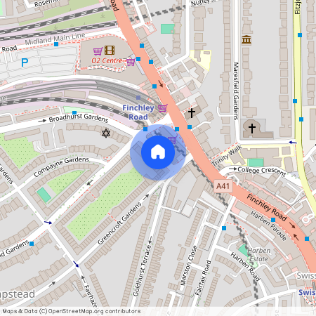 Broadhurst Gardens, Finchley Road, NW6 3QX, London