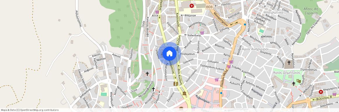 Δημοκρατίας, 42 501 31 Κοζάνη, Νοσοκομείο - Αγία Παρασκευή - Άνω Πόλη (Κοζάνη)
