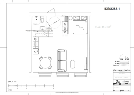 40 kvm på Norrmalmsgatan 8B, Sundsvall - Foto 2