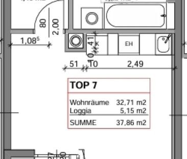 Moderne Ein-Zimmer-Wohnung mit Loggia! - Photo 4