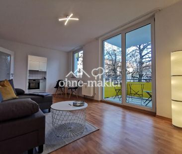 Schöne möblierte 1,5-Zimmer-Wohnung mit Balkon und Küche in gefragt... - Foto 1