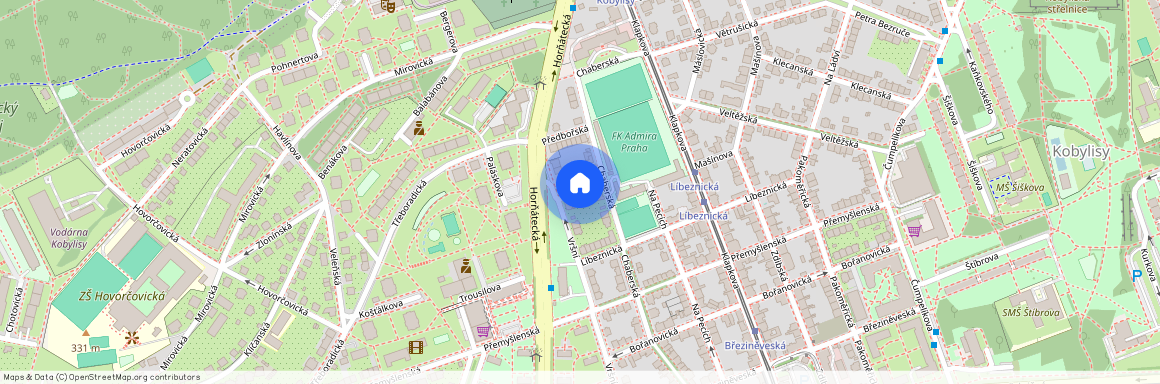 Sedlecká, Praha 8 - Kobylisy