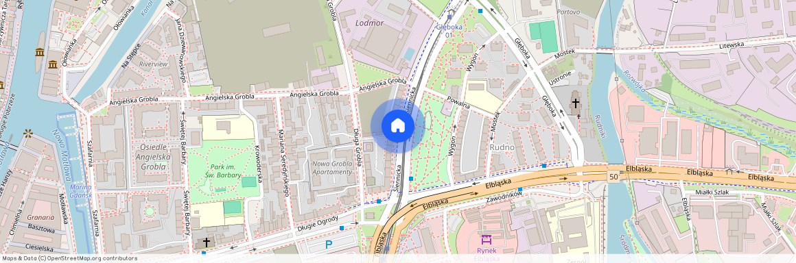 ul. Siennicka, Śródmieście, Gdańsk, pomorskie