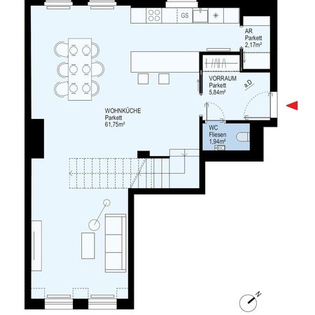 ERSTBEZUG NACH SANIERUNG | TERRASSENTRAUM | KLIMATISIERT | HELLE 4 ZIMMER | TOPLAGE NÄHE LANDSTRASSER HAUPTSTRASSE - Foto 4