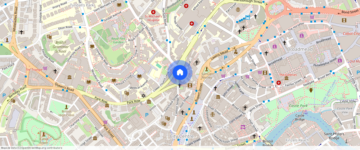 ** Colston Street, Bristol, BS1