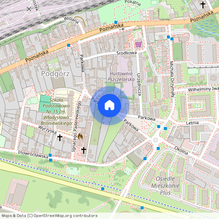 ul. Parkowa, Podgórz, Toruń, kujawsko-pomorskie