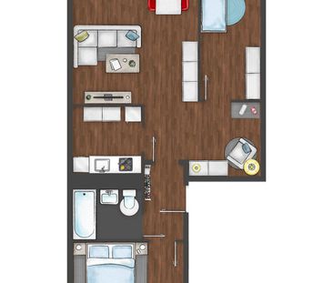 Erstbezug nach Sanierung - Top Lage - Süd-Balkon - Foto 1