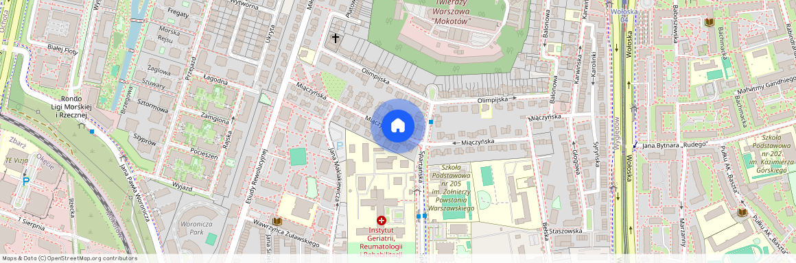 Warszawa, Mokotów, Miączyńska