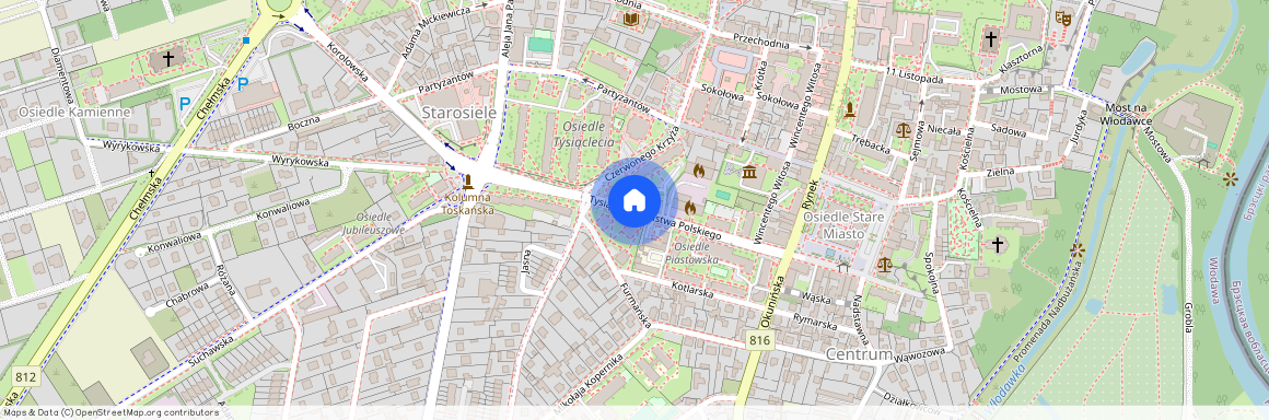 ul. Tysiąclecia PP, Włodawa, włodawski, lubelskie