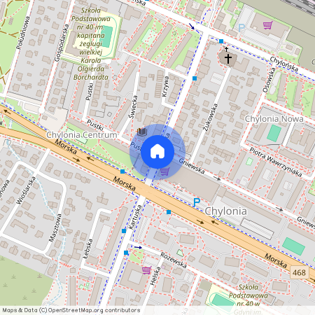 ul. Kartuska, Pustki Cisowskie, Gdynia, pomorskie