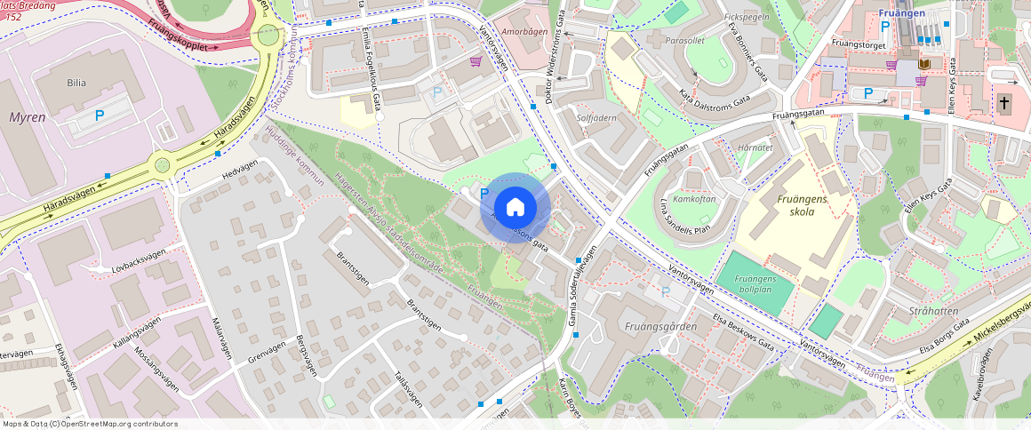 Ada Nilssons gata, Hägersten