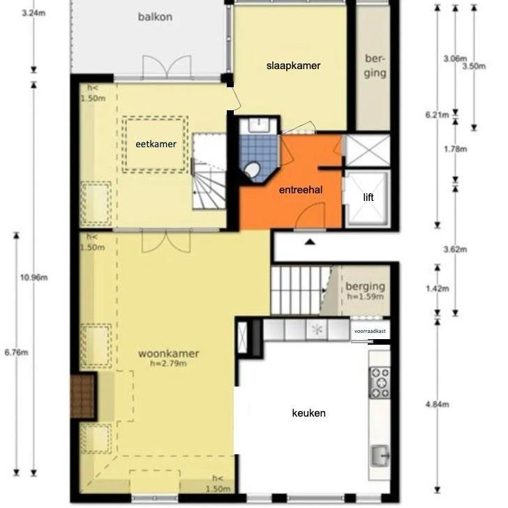 1075EB, Amsterdam, Koninginneweg, 54 - Foto 1