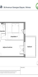 Location Appartement 2 pièces 38m² NIMES 30000 - Photo 4