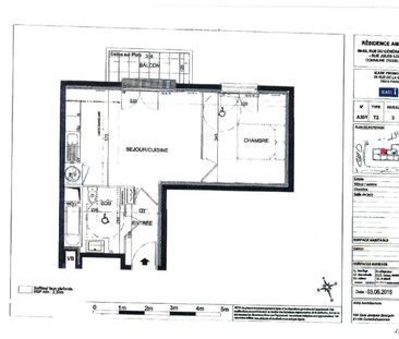 location Appartement T2 DE 40.35m² À ESBLY - Photo 3
