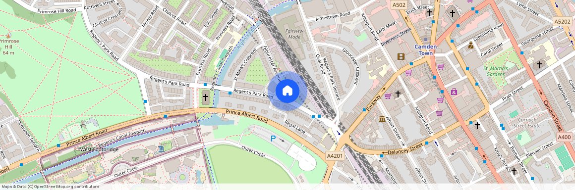 Gloucester Avenue, Primrose Hill, London, NW1