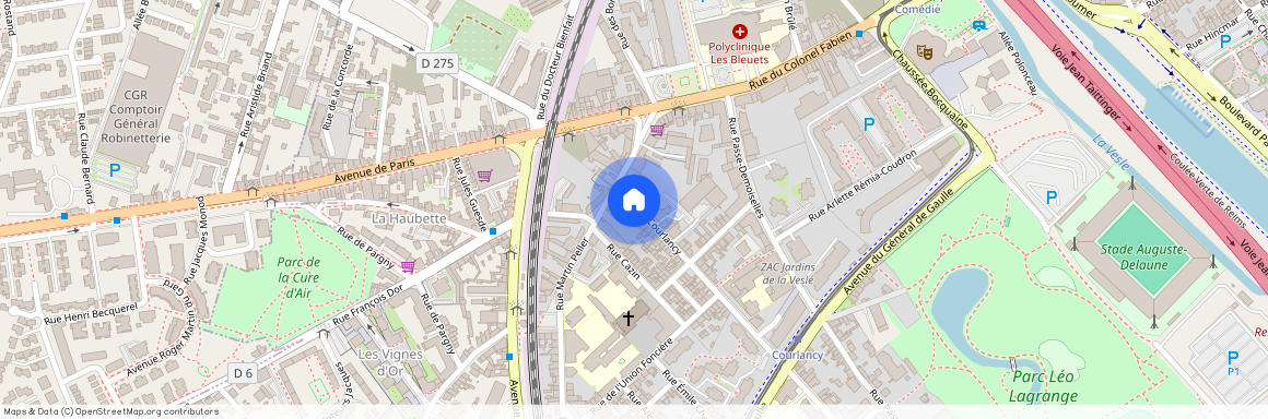 2 RUE DE COURLANCY, 51100, Reims