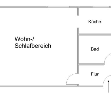 City-Residence: Modern möblierte 1.-Zi.-Wohnung in Laufnähe zur Alt... - Photo 1