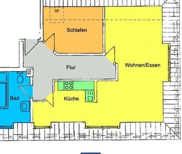 Individuelle und geräumige Dachwohnung! Tageslichtbad mit Wanne und... - Photo 1
