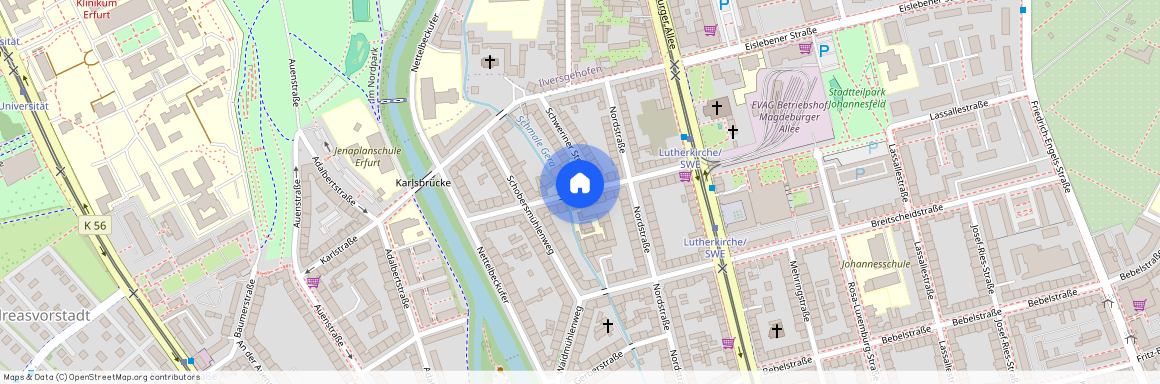 Storchmühlenweg, 99086 Thüringen - Erfurt