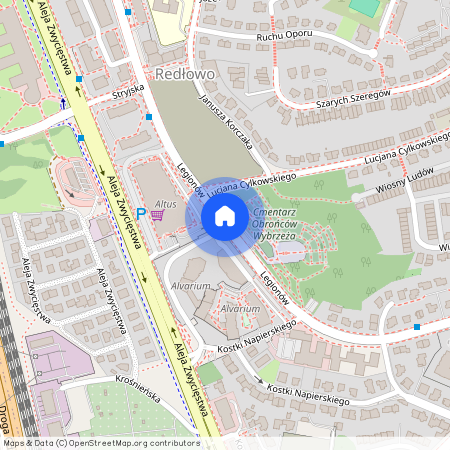 ul. Legionów, Redłowo, Gdynia, pomorskie