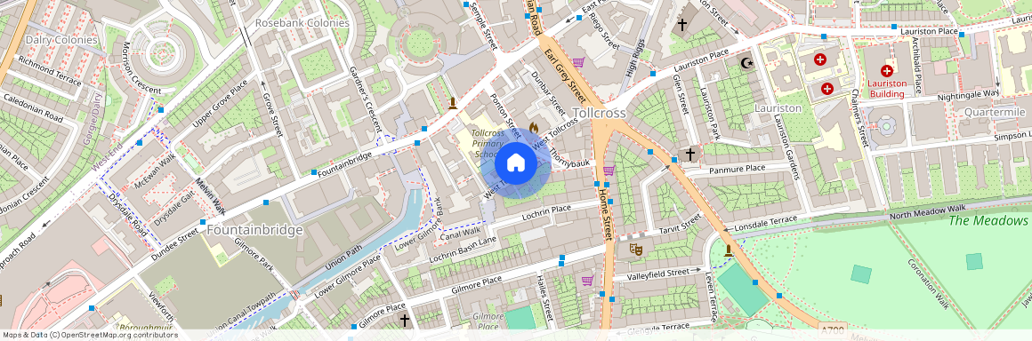 Canal Walk Lochrin Quay Edinburgh EH3