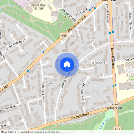 Bassett Gardens, Hampshire SO16