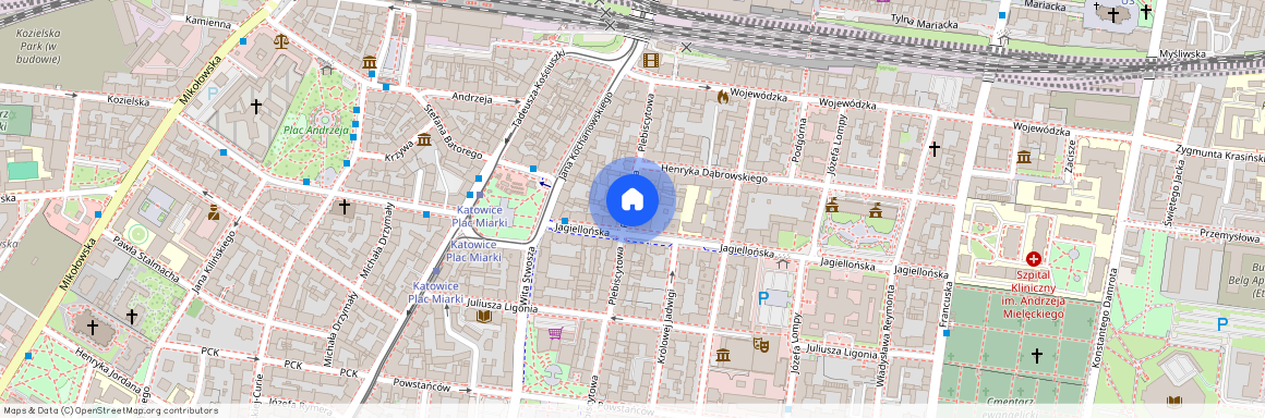 ul. Plebiscytowa, Śródmieście, Katowice, śląskie