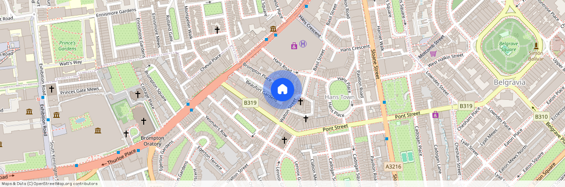 19 Beaufort Gardens, London, SW3 1PS, United Kingdom
