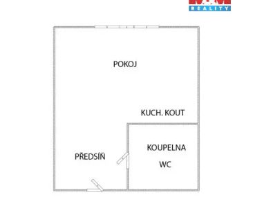 Pronájem bytu 1+kk v Jirkově, ul. Studentská - Photo 6