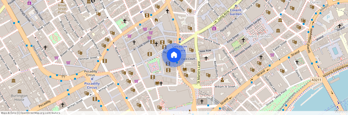 Charing Cross Road, Covent Garden, WC2H