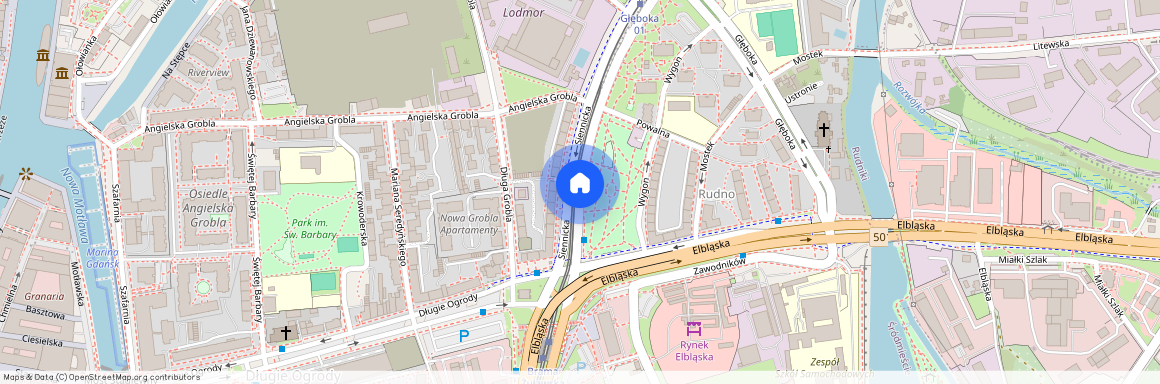 ul. Siennicka, Śródmieście, Gdańsk, pomorskie